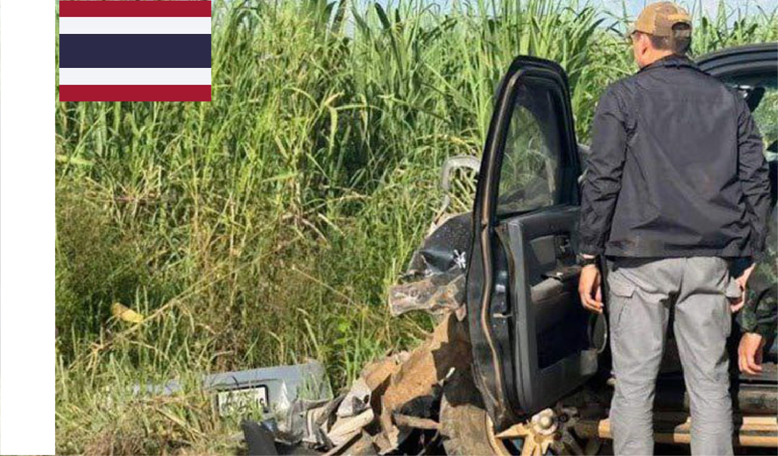 タイで交通事故、カンボジア人労働者4人死亡